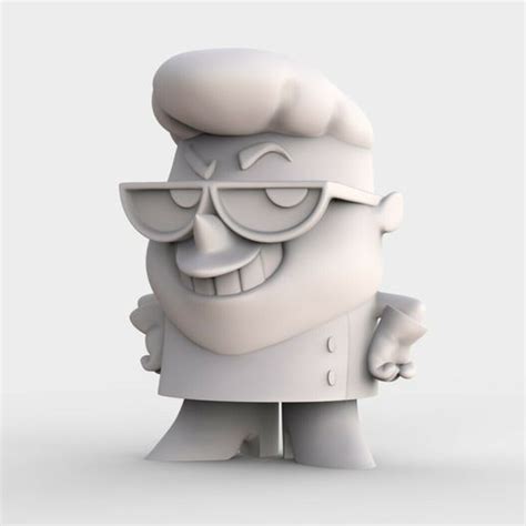 Free STL file dexter's laboratory .